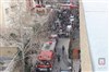 تصویر آتش سوزی گسترده پاساژی در بازار تهران 